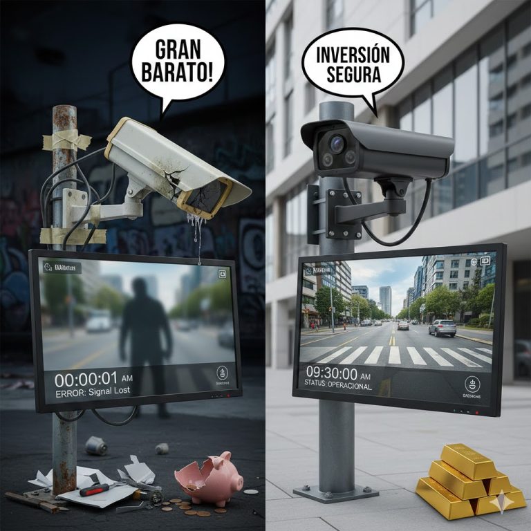 Diferencia de calidad y precio en cámaras de seguridad